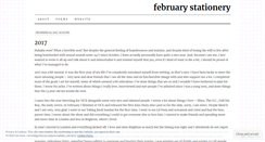 Desktop Screenshot of februarystationery.com